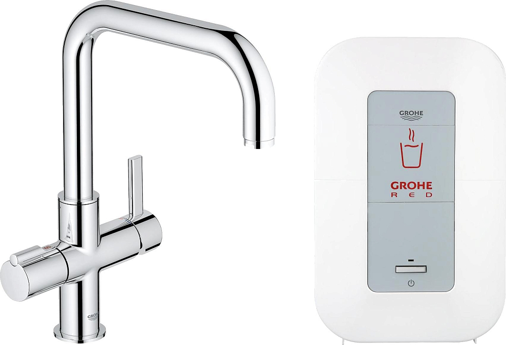 Смеситель Grohe Red Duo 30145000 для кухонной мойки с водонагревателем