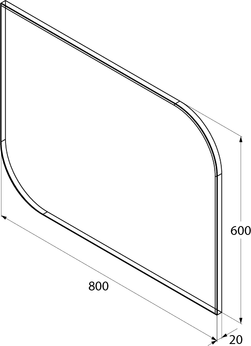 Мебель для ванной Iddis Calipso 80 подвесная белая дерево