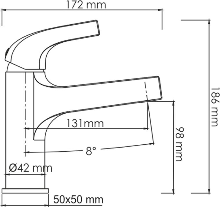 Смеситель для раковины Wasserkraft Sauer 7103, золото