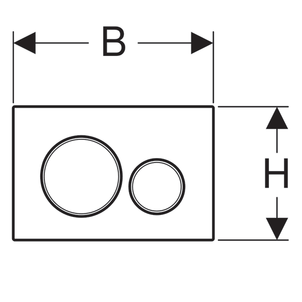 Кнопка смыва Geberit Sigma 20 115.882.DW.1 чёрный
