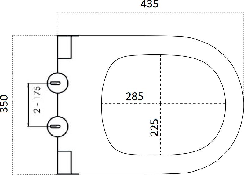 Крышка-сиденье Boheme Avva 976-MW с микролифтом, белый матовый