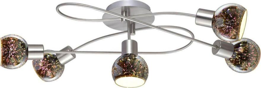 Потолочная люстра Arte Lamp Illusione A6125PL-5SS