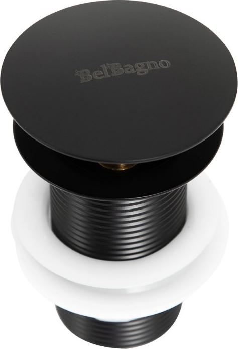 Донный клапан для раковины BelBagno BB-SC-NERO, черный матовый