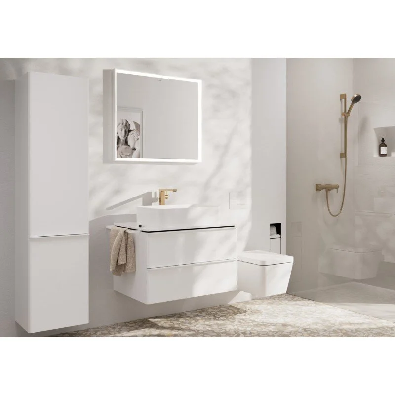 Смеситель для раковины Hansgrohe Tecturis E 73070140 бронза