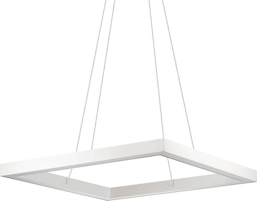 Подвесной светодиодный светильник Ideal Lux Oracle D70 Square Bianco 245706