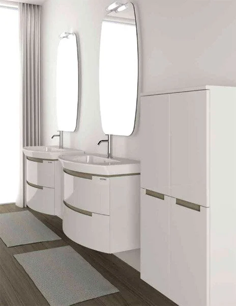 Тумба под раковину Berloni Bagno Moon MNBS33T/100 белый