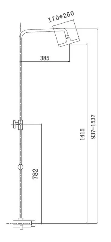 Душевая система Haiba HB2419 хром, белый