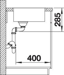 Кухонная мойка Blanco Supra 400-IF 523356