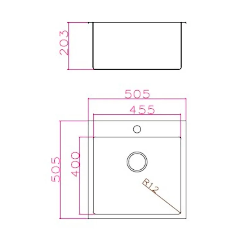 Кухонная мойка Grandex Aqua Elegance 400331 серый