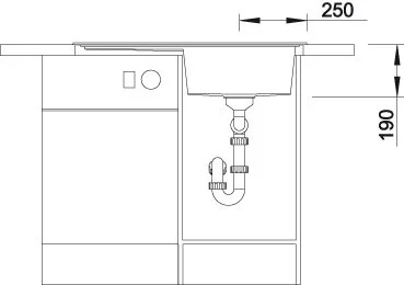 Кухонная мойка Blanco Zenar 519267 бежевый