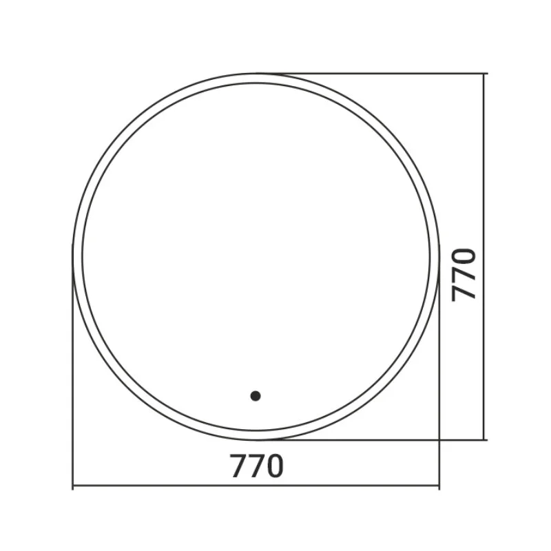 Зеркало Silver Mirrors Monaco LED-00002766 золото