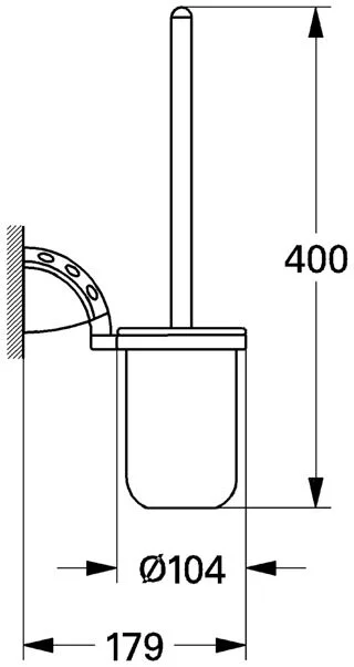 Ёршик Grohe Sentosa 40234IG0 хром