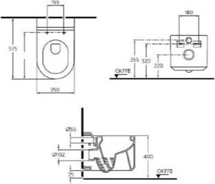 Подвесной унитаз Ideal Standard Moments K312401