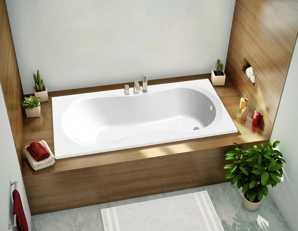 Акриловая ванна C-Bath Salus CBQ006001 белый