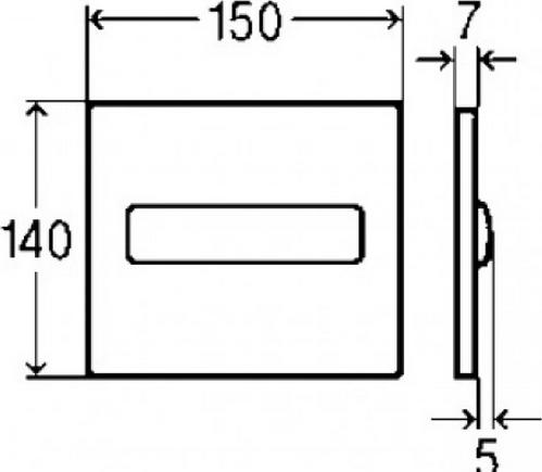 Кнопка смыва Viega Visign for Style 11 598501 для писсуара