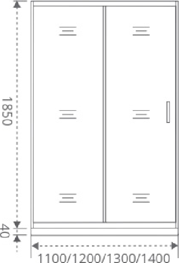 Душевая дверь в нишу 110 см Good Door Infinity WTW-110-W-CH ИН00054 стекло с рисунком волна