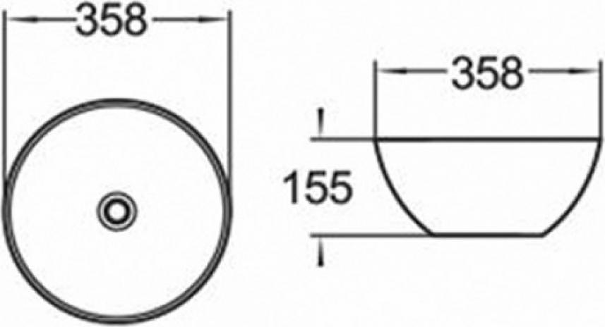 Раковина Comforty 38.5 107 00004150370, белый