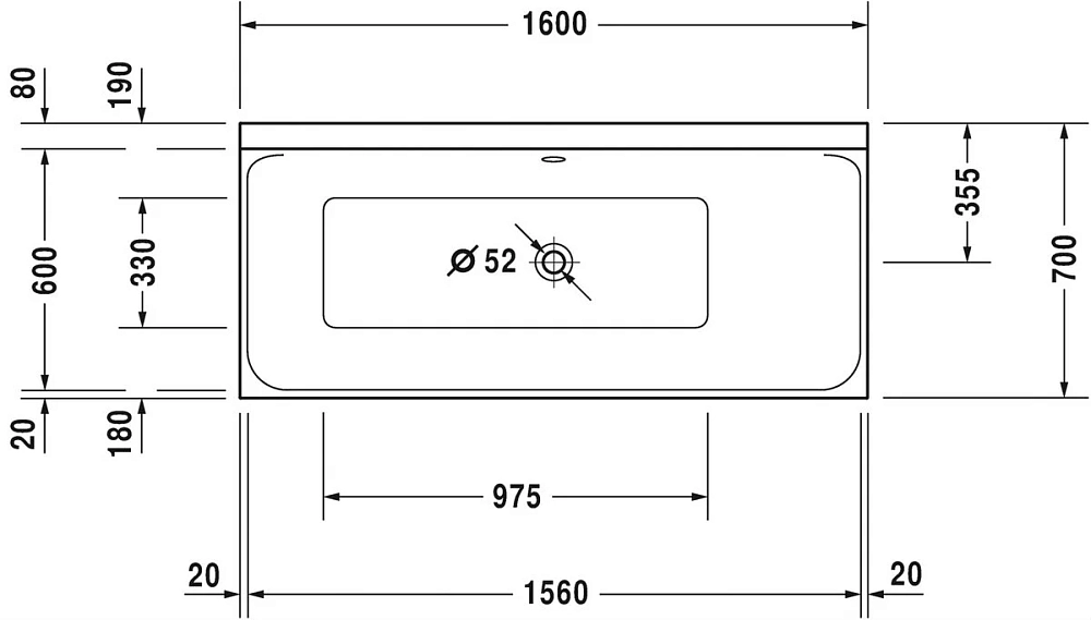 Акриловая ванна Duravit P3 Comforts 700372000000 белый