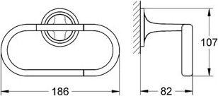 Держатель туалетной бумаги Grohe Ondus 40377000