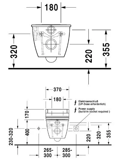 Подвесной унитаз Duravit Darling New 2544090000