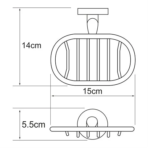 Мыльница WasserKRAFT Rhein К-6200 K-6269 хром