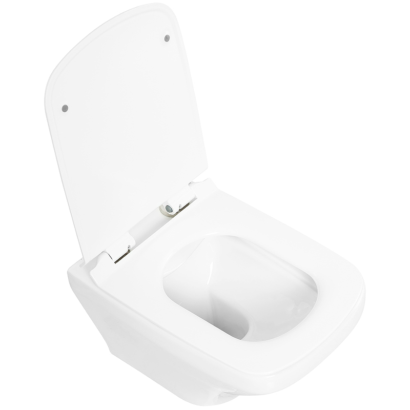 Подвесной унитаз BelBagno Sela BB3201CHR/BB3201SC безободковый с сиденьем микролифт, белый