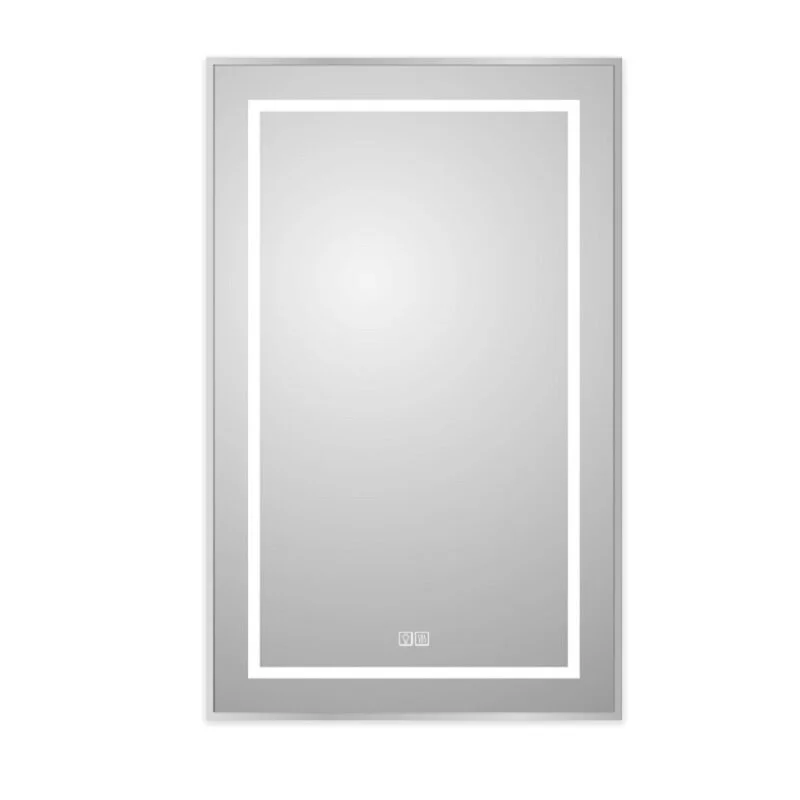 Зеркало BelBagno Kraft SPC-KRAFT-600-1000-LED-TCH-WARM серый