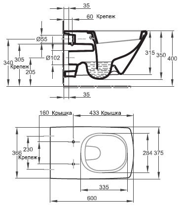 Решётка для трапа Radaway Kyntos HKA-64