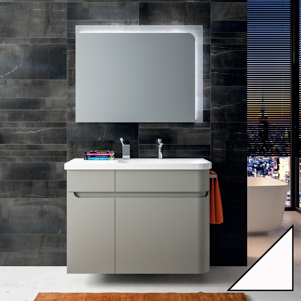 Мебель для ванной Berloni Bagno Joy JY BT36TM DX 110 белый глянцевый