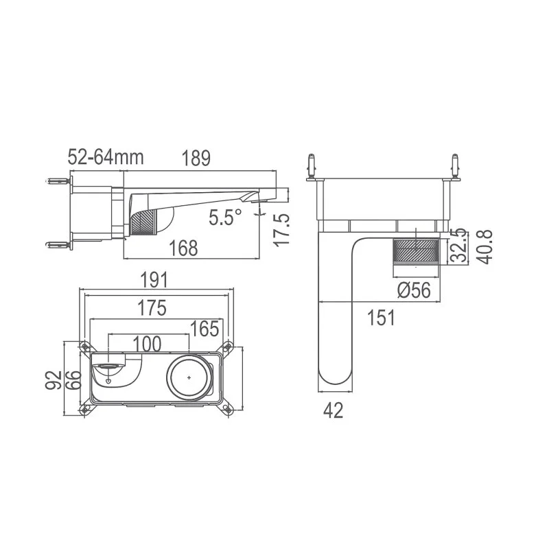 Смеситель для раковины Arrow ARM12868CP хром