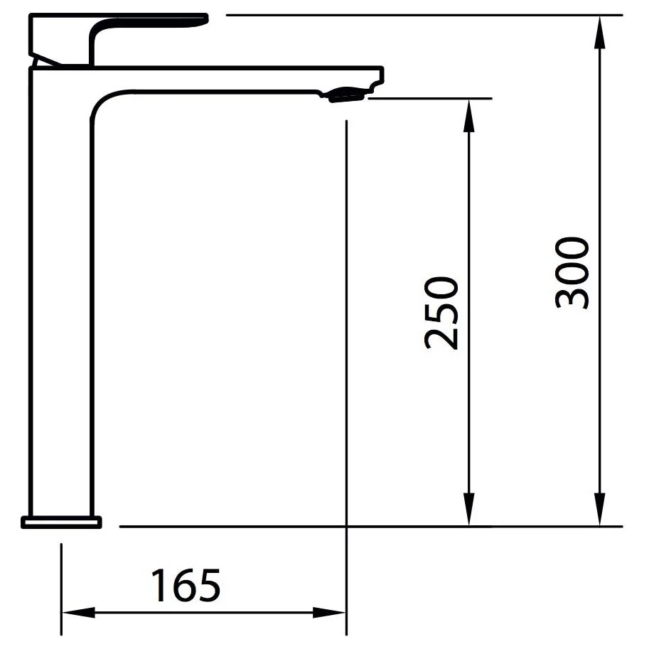 Смеситель для раковины Clever Saona Slim 60118 хром