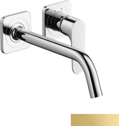 Смеситель для раковины Axor Citterio M 34116990, золото