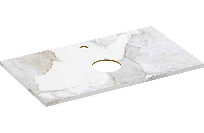 

Столешница Cersanit Stone Life 80 63855, белый сатиновый, Stone