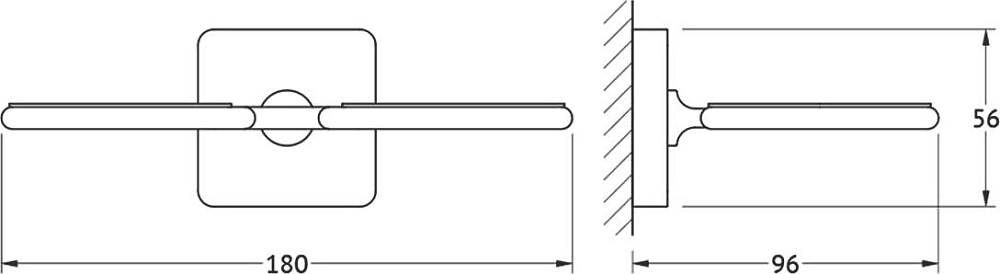 Дозатор Ellux Avantgarde AVA 007-C03 двойной