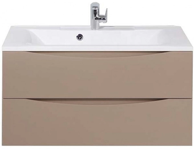 Тумба под раковину BelBagno TRULA-900-2C-SO-CL-BLUM 90 см, Capucino Lucido