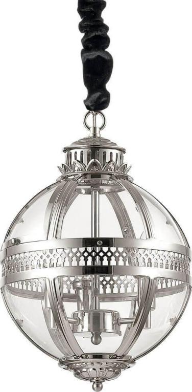 Подвесной светильник Ideal Lux World SP3 Cromo 156323