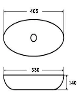 Раковина накладная Comforty 7838MB черный