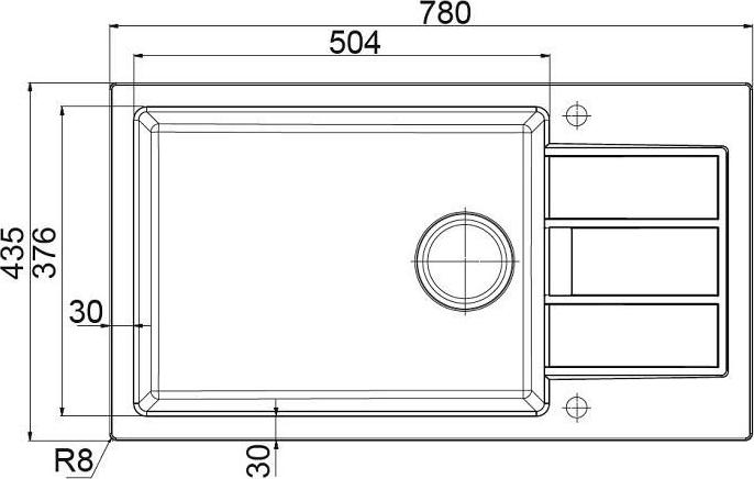 Кухонная мойка 78 см Franke Sirius SID 611-78/50 3,5" 114.0489.219, оникс