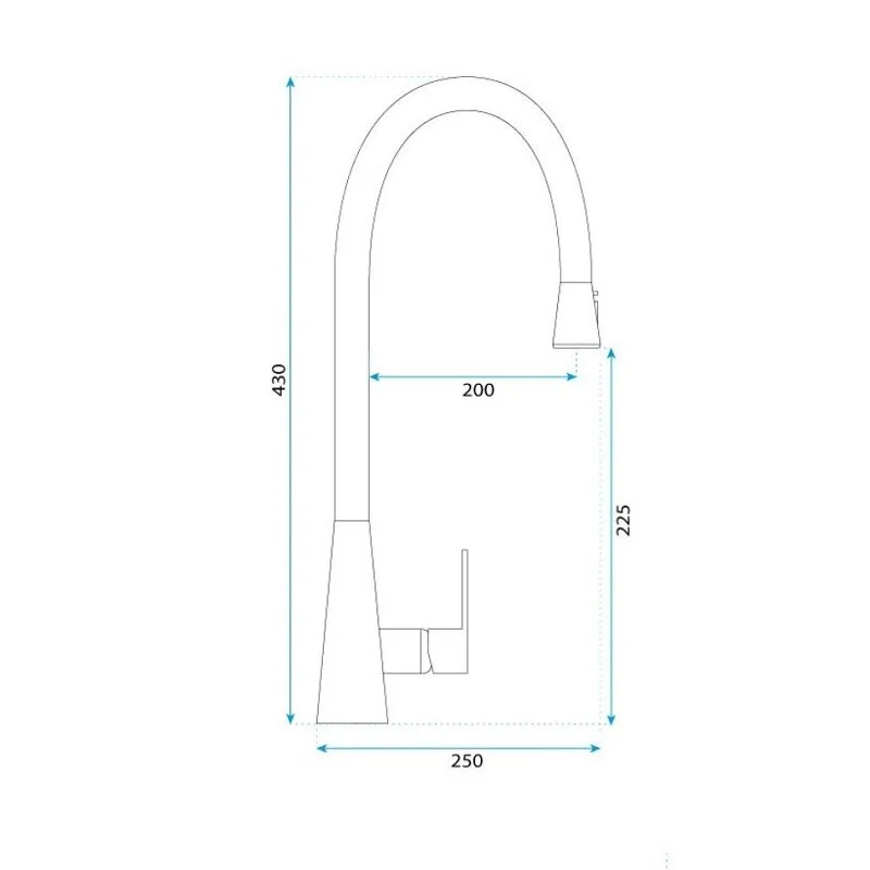 Смеситель для кухни Rea Mild REA-B4802 золото