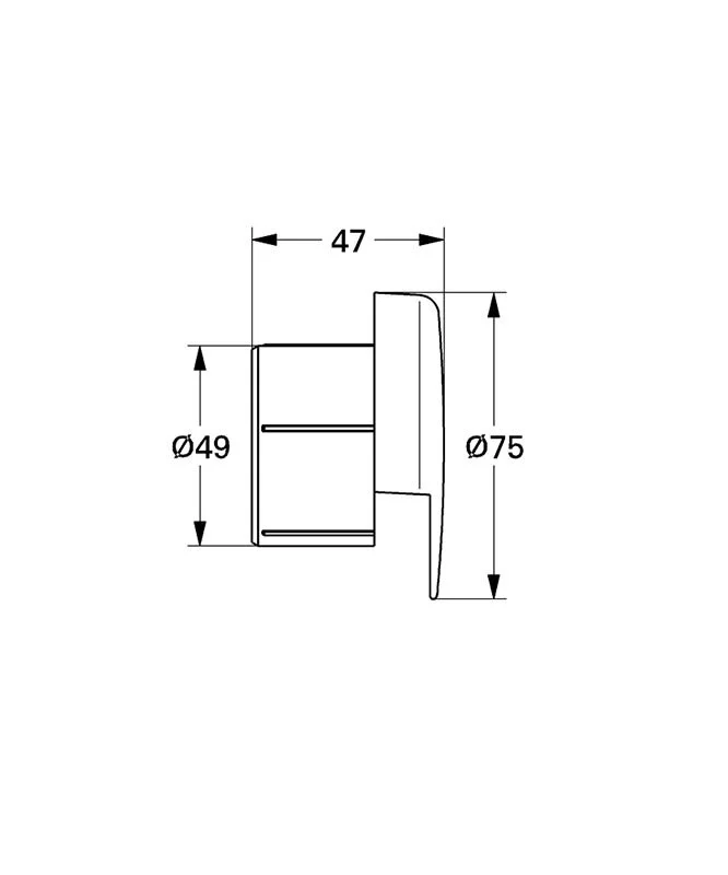 Розетка Grohe Talento 19954000 хром