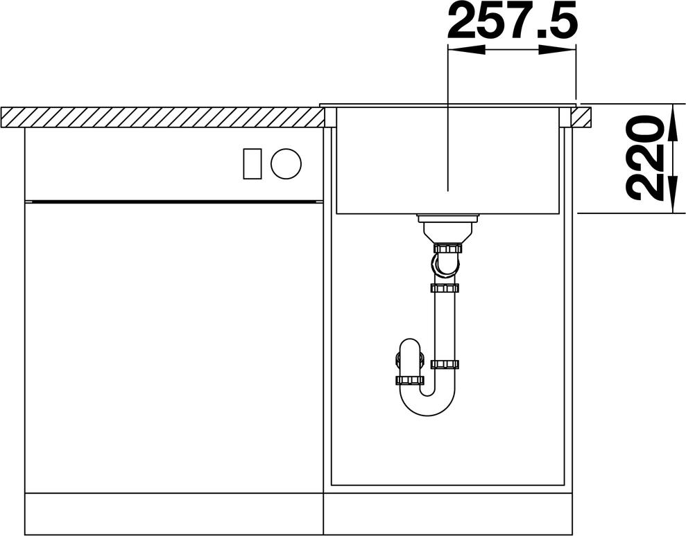 Кухонная мойка Blanco Pleon 5 521670 алюметаллик