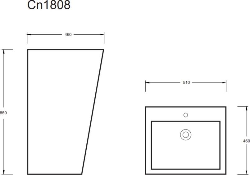 Раковина Ceramica Nova 850 CN1808