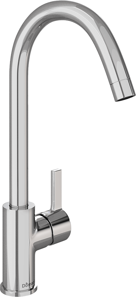 Комплект Мойка кухонная Domaci Болонья М-11-002 черная + Смеситель Ливорно