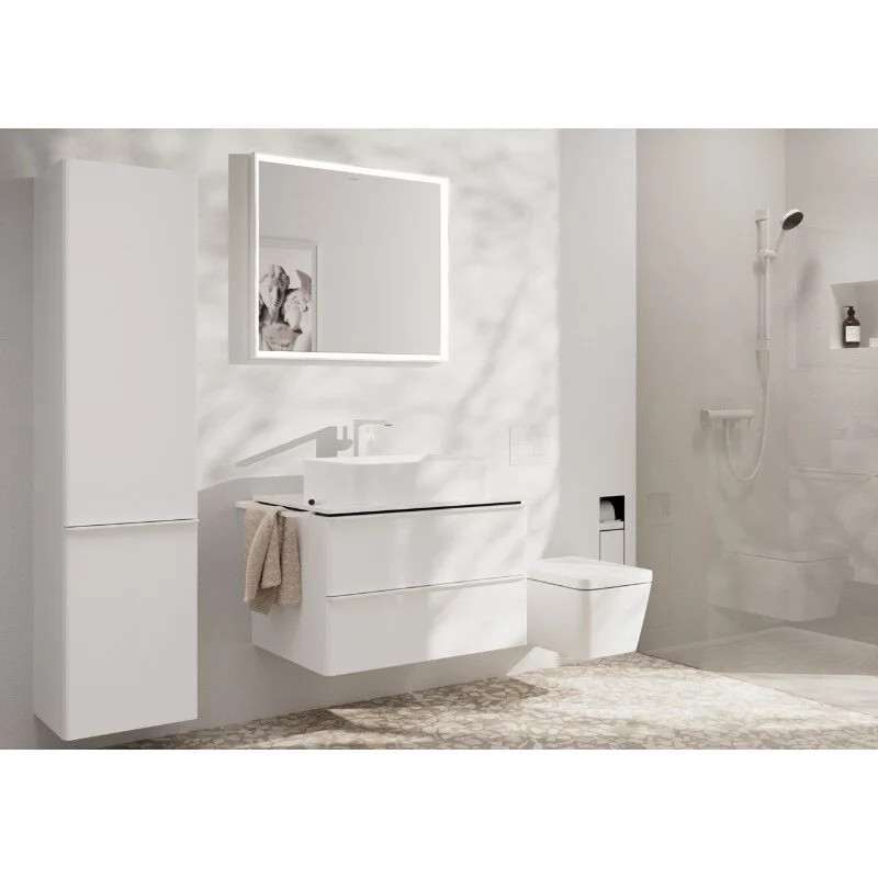 Смеситель для раковины Hansgrohe Tecturis E 73070700 белый