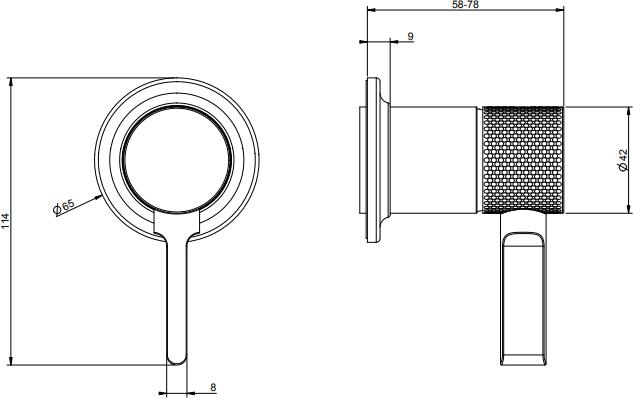 Смеситель для душа Gessi Inciso 58109#031, хром