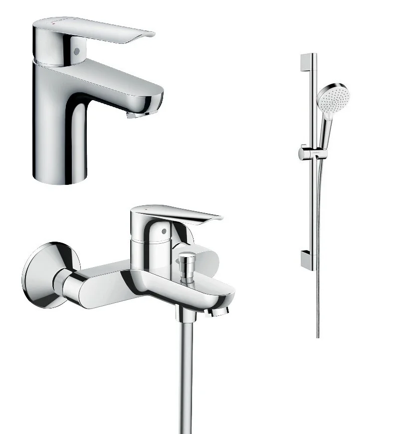 Смеситель для ванны с душем Hansgrohe Logis E 71178000/71415000/26532400 хром