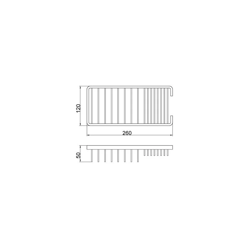 Полка Veragio Basket VR.GFT-9054.CR хром