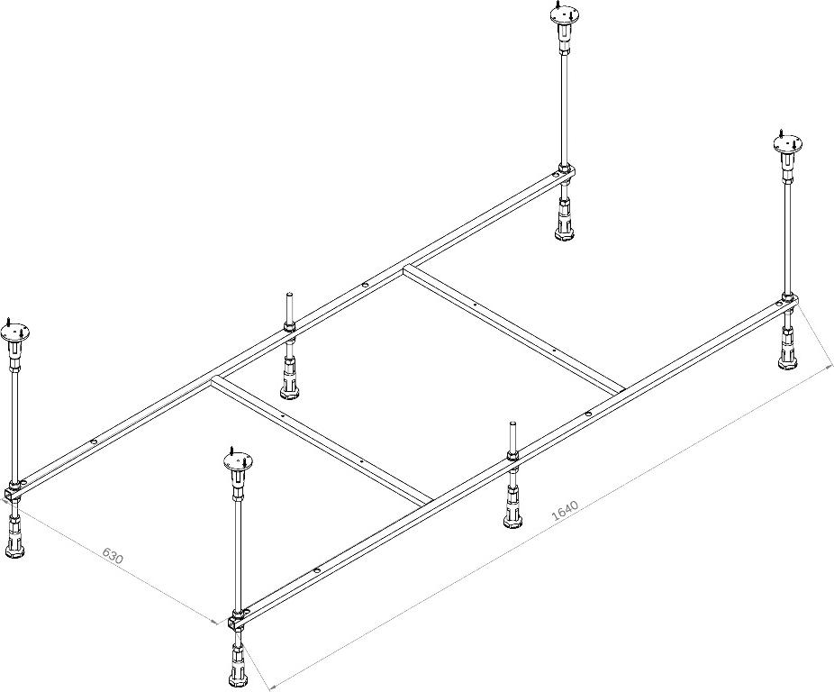 Каркас для ванны AM.PM X-Joy 170x75 W94A-170-075W-R