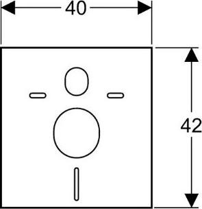 Комплект Чаша Roca Gap 346477000 + Крышка-сиденье Roca с микролифтом + Инсталляция Geberit 458.124.21.1 3 в 1 с кнопкой смыва + Шумоизоляция