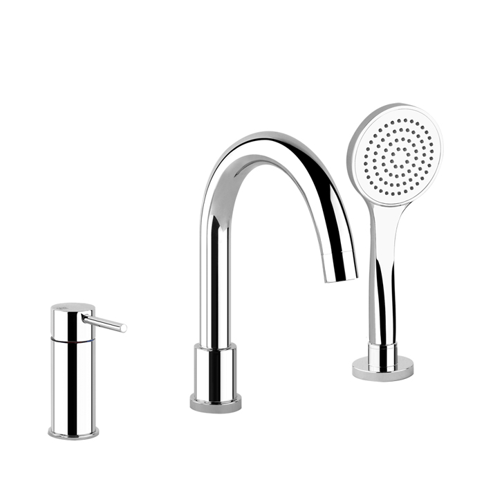 Смеситель для ванны Gessi Emporio Via tortona 18637#031 хром